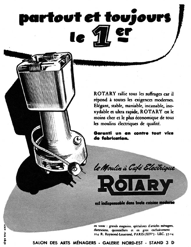 Publicité Rotary 1953