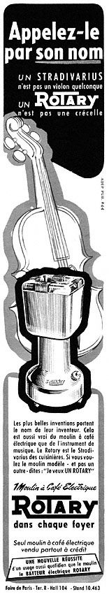 Publicité Rotary 1955