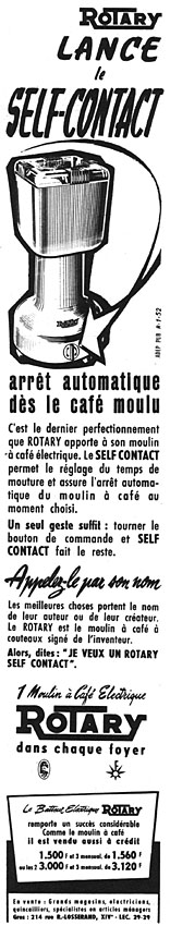 Publicité Rotary 1956