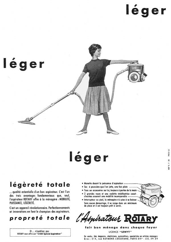 Publicité Rotary 1958