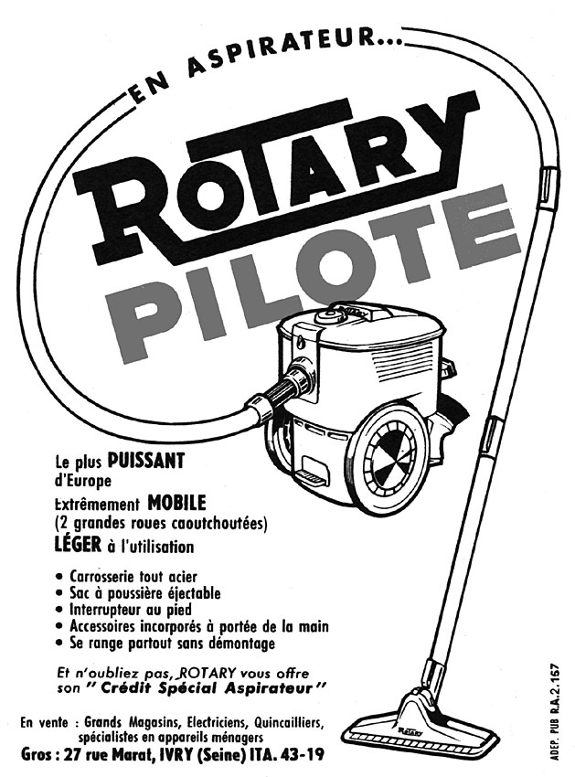 Publicité Rotary 1959