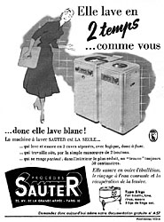 Publicit Sauter 1953