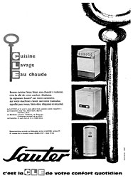 Publicit Sauter 1960