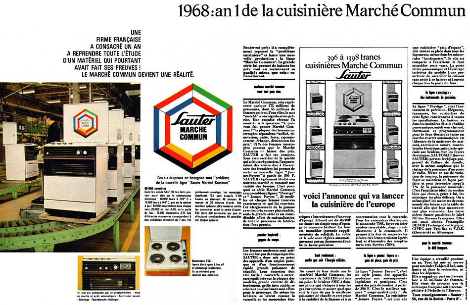 Publicité Sauter 1968
