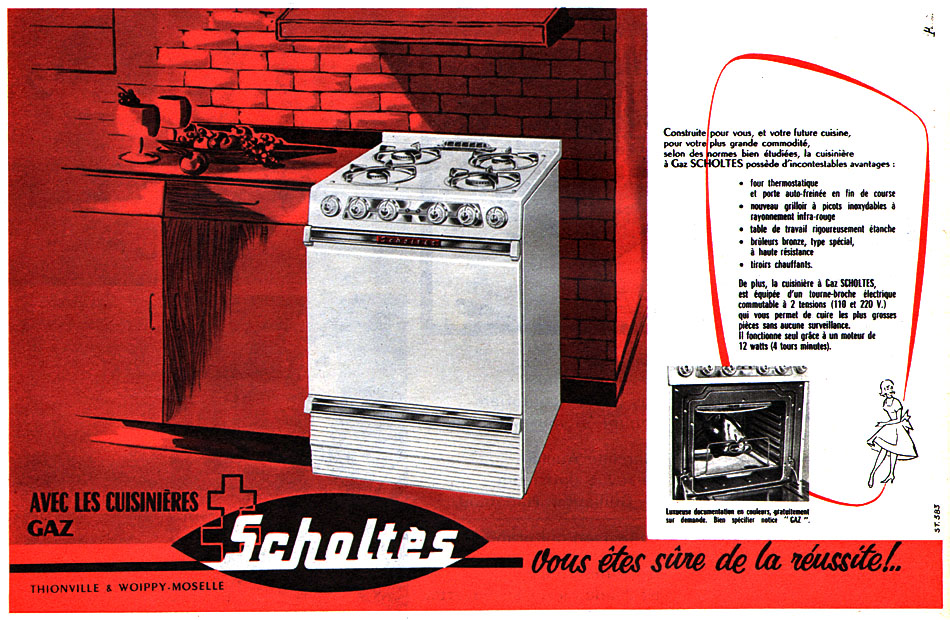Publicité Scholts 1961