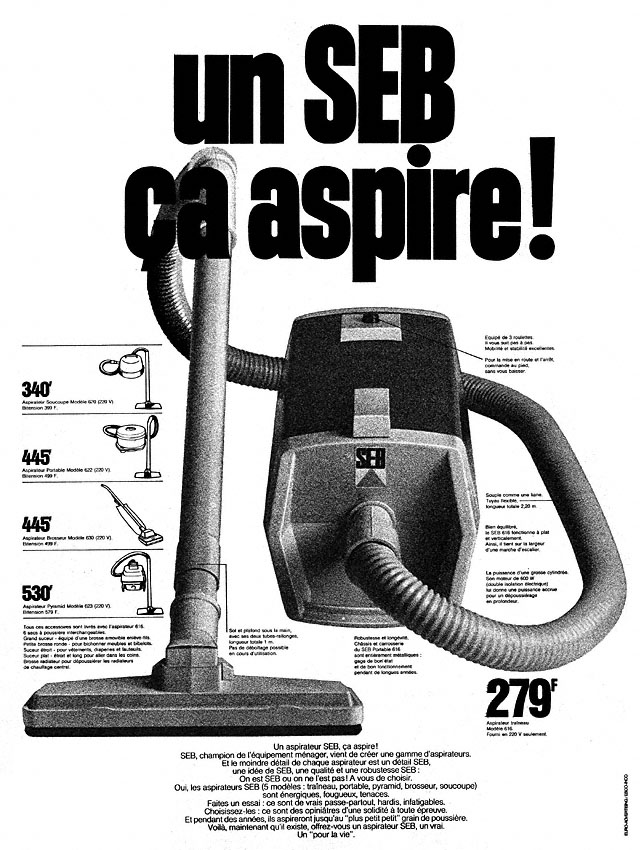 Publicité Seb 1971