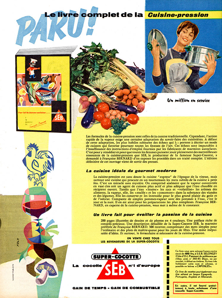 Publicité Seb 1958