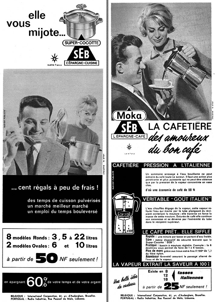 Publicité Seb 1961