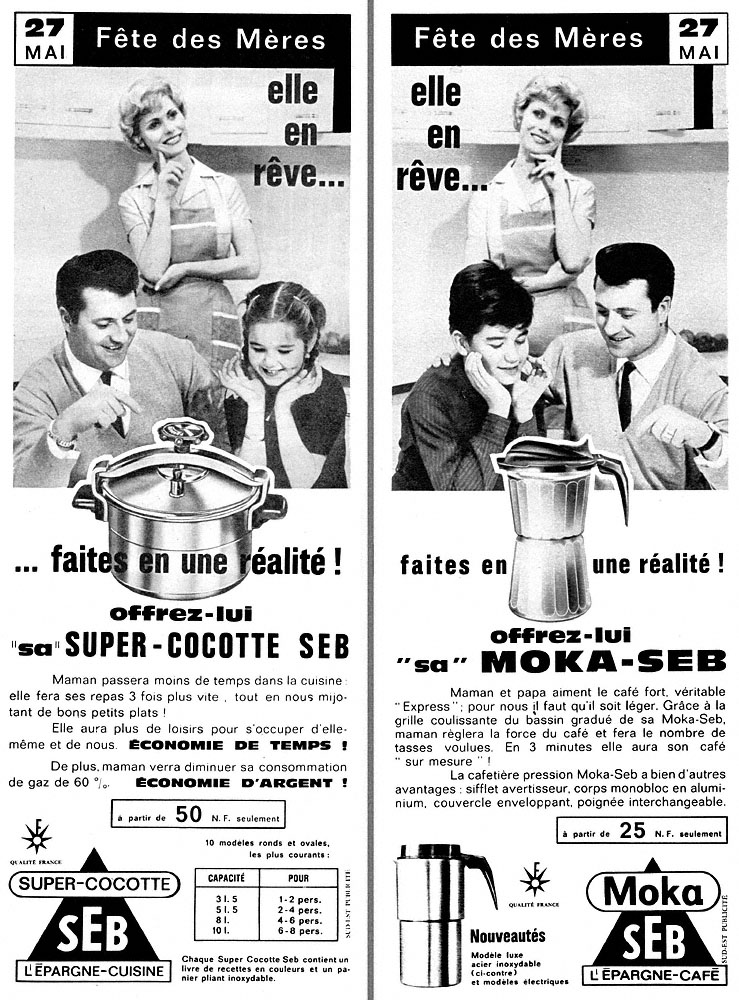 Publicité Seb 1962