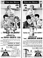 Publicit Seb 1962