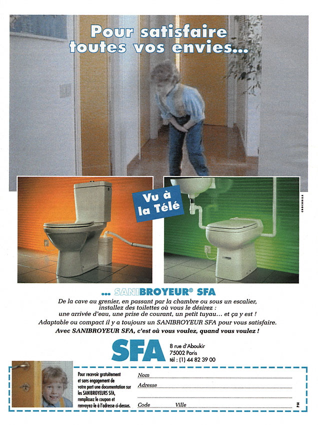 Publicité Sfa 1996