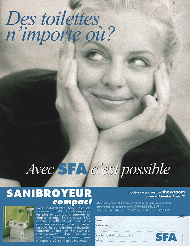 Publicité Sfa 1999