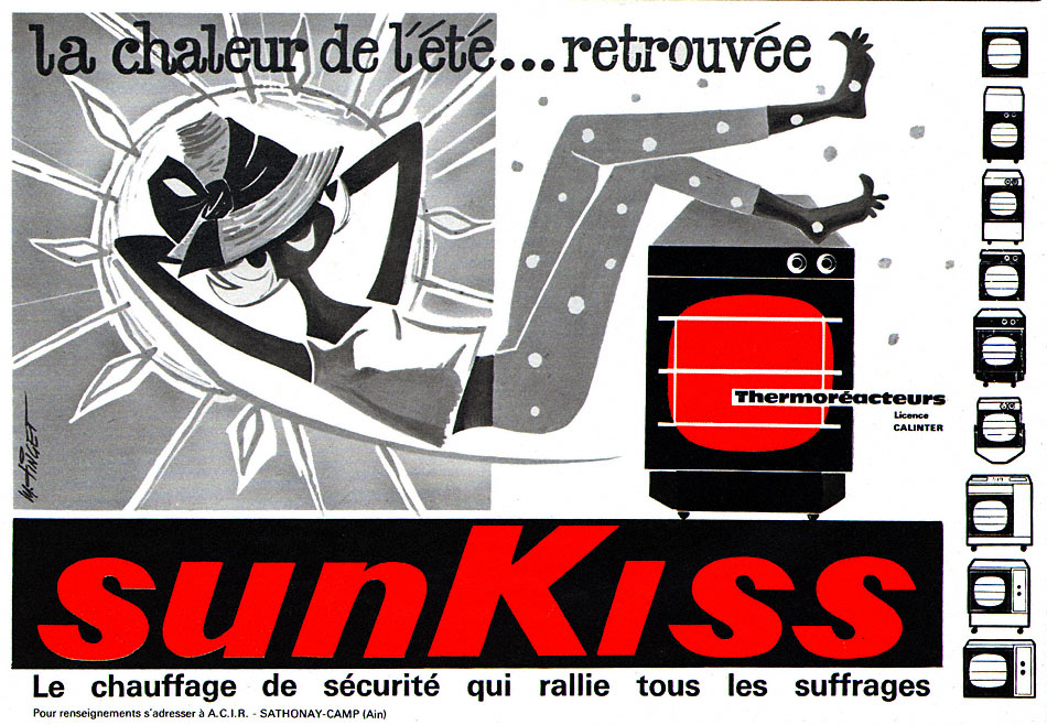 Publicité Sunkiss 1964