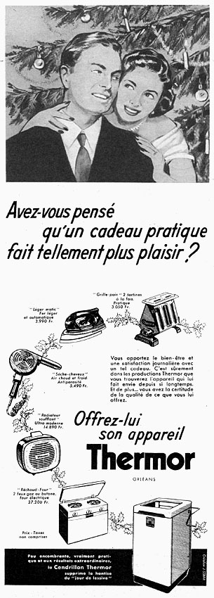 Publicité Thermor 1954