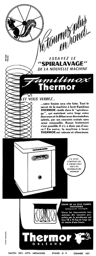 Publicité Thermor 1956