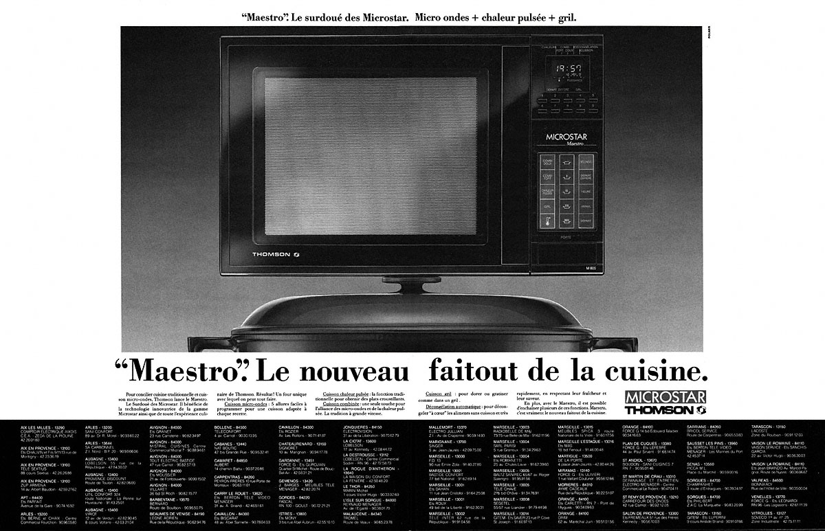 Publicité Thomson 1987
