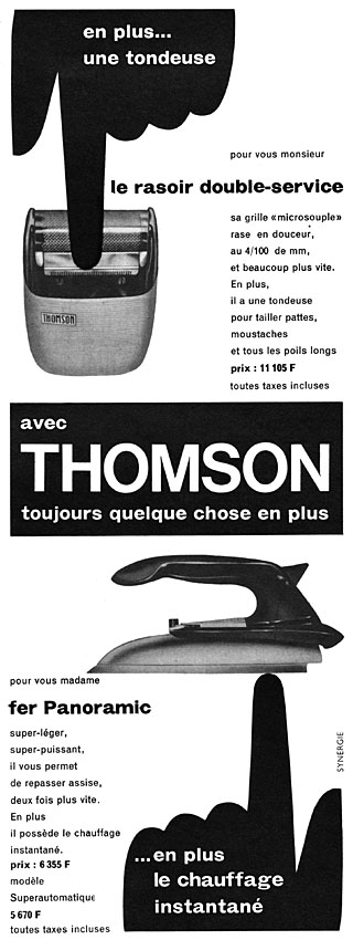 Publicité Thomson 1959