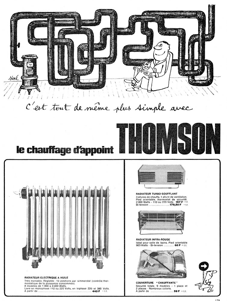 Publicit� Thomson 1965