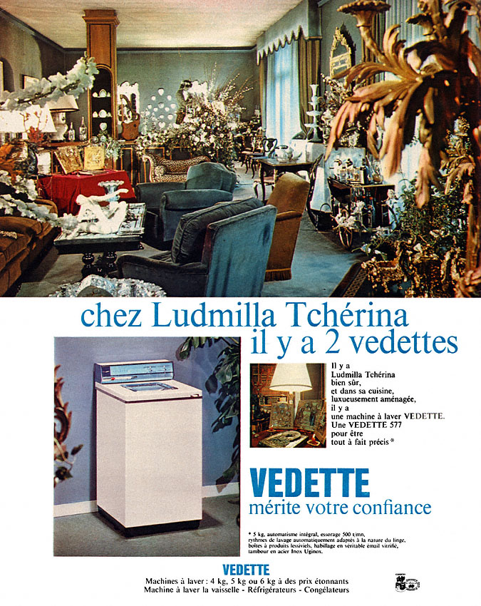 Publicité Vedette 1969