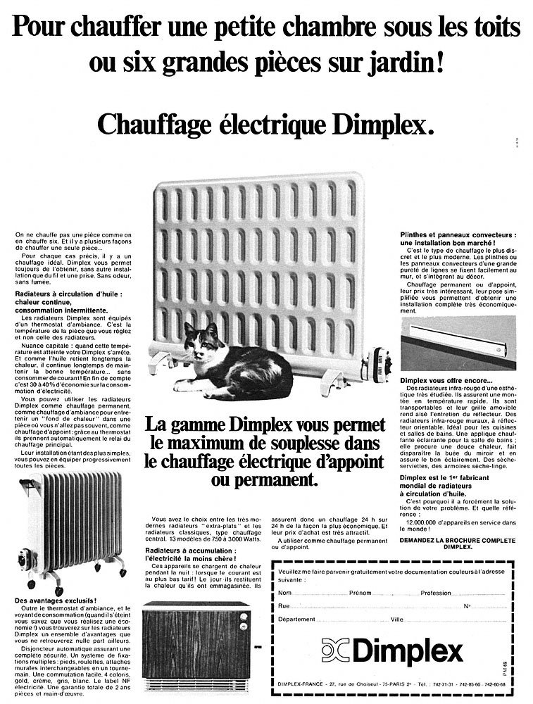 Publicit� Divers 1969