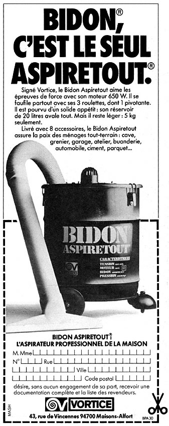 Publicité Zzdivers_ELE5 1980