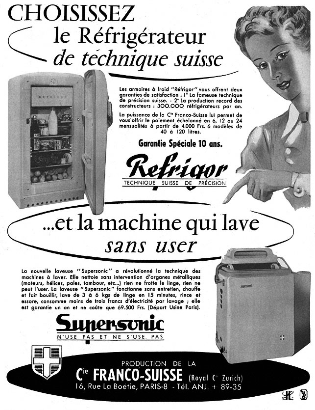 Publicité Zzdivers_ELE5 1953