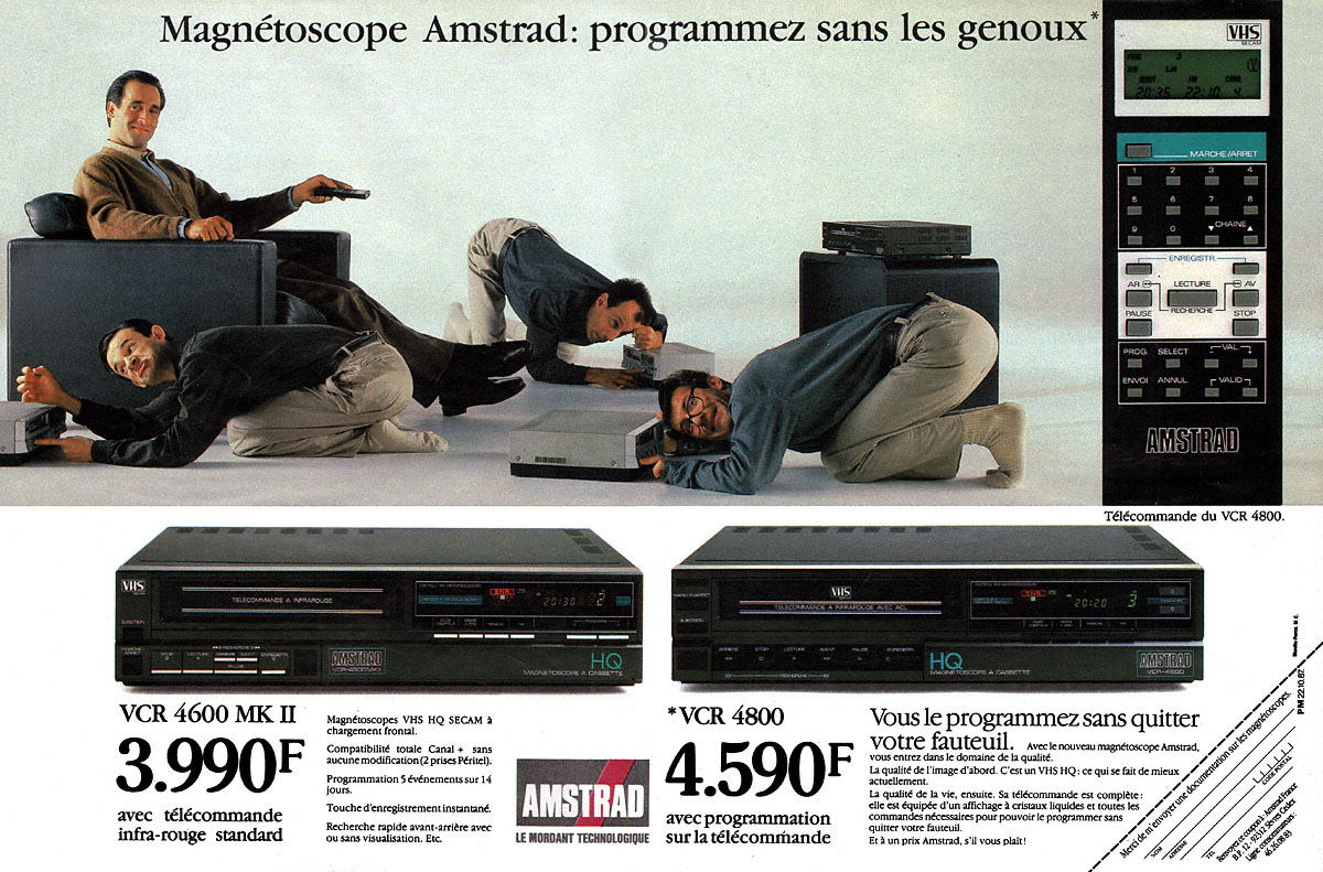 Publicité Amstrad 1987