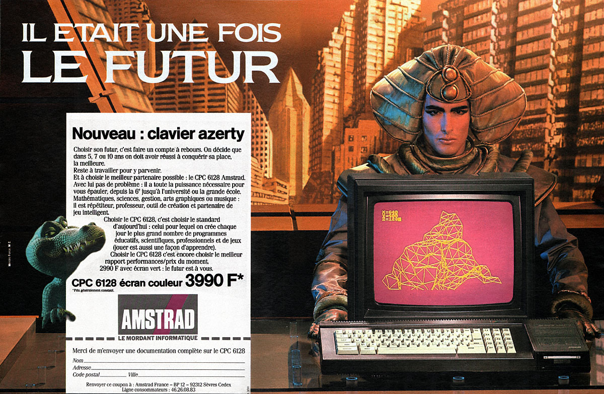 Publicité Amstrad 1987