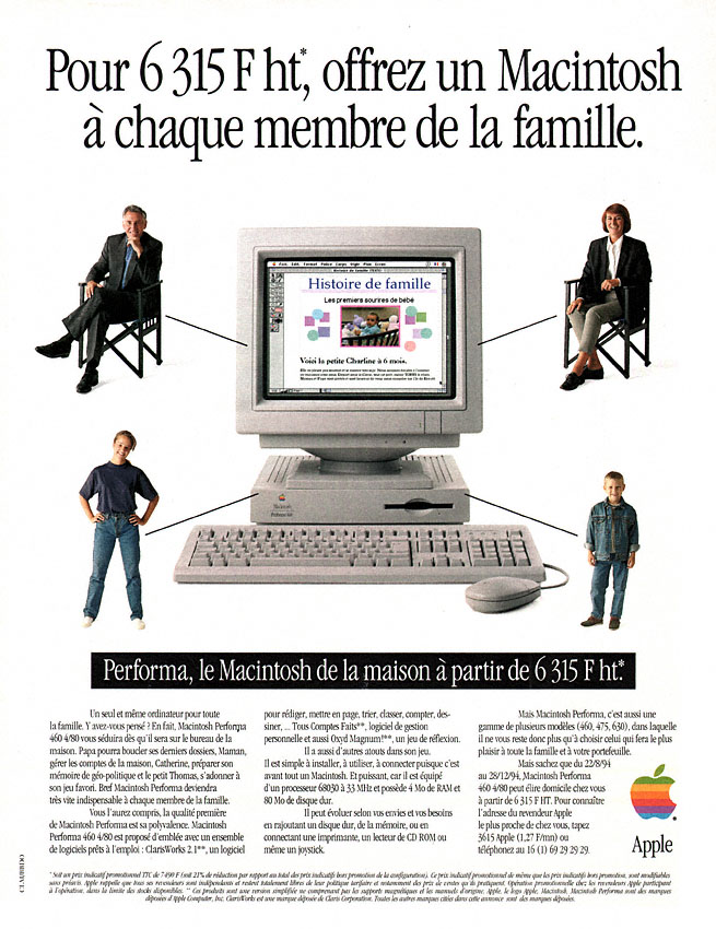 Publicité Apple 1994