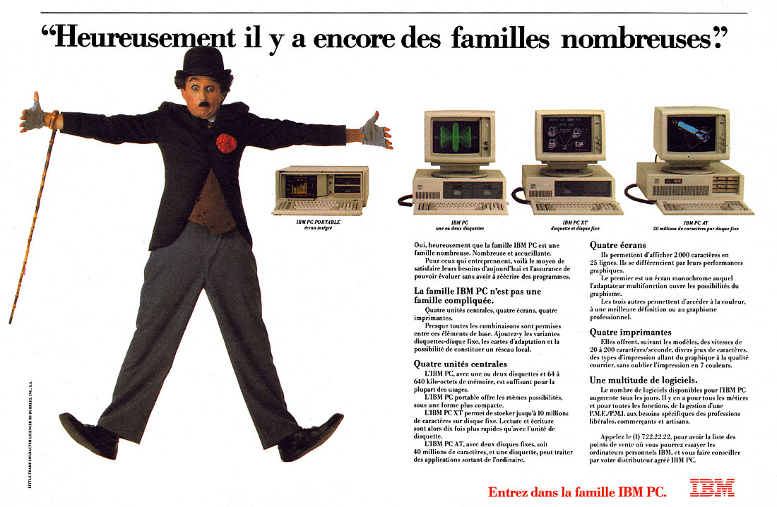 Publicité Ibm 1985