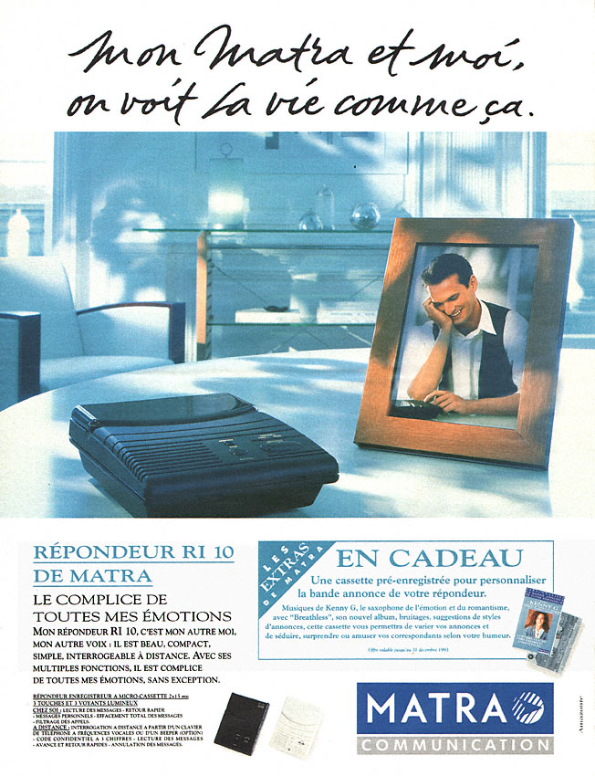 Publicité Matra 1993