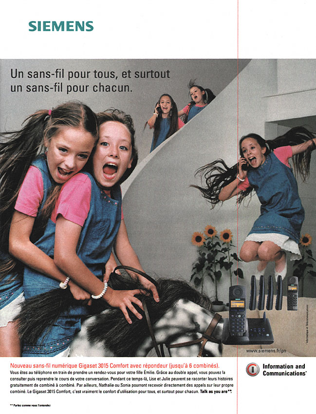 Publicité Siemens 1999