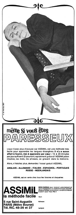 Publicité Assimil 1964