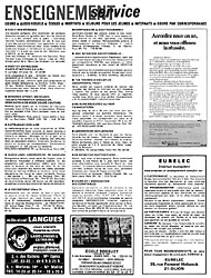 Marque Enseignement Service 1970