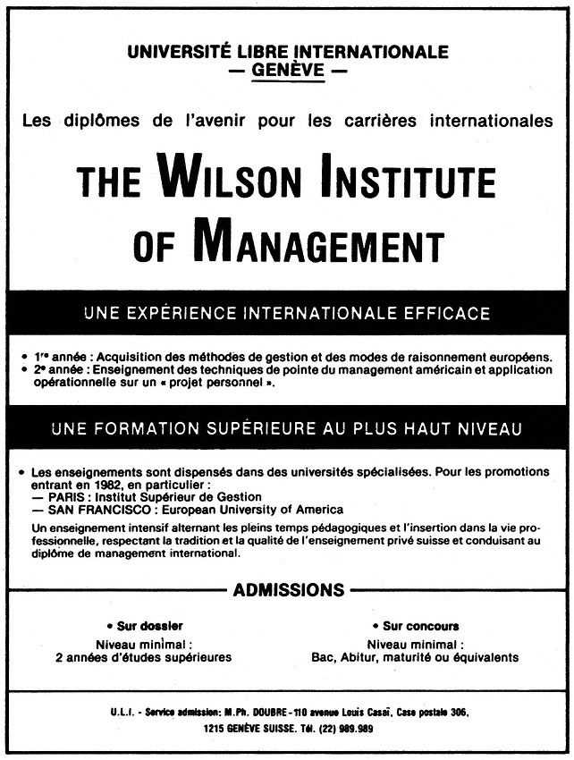 Publicité Zzdivers_ENS5 1982