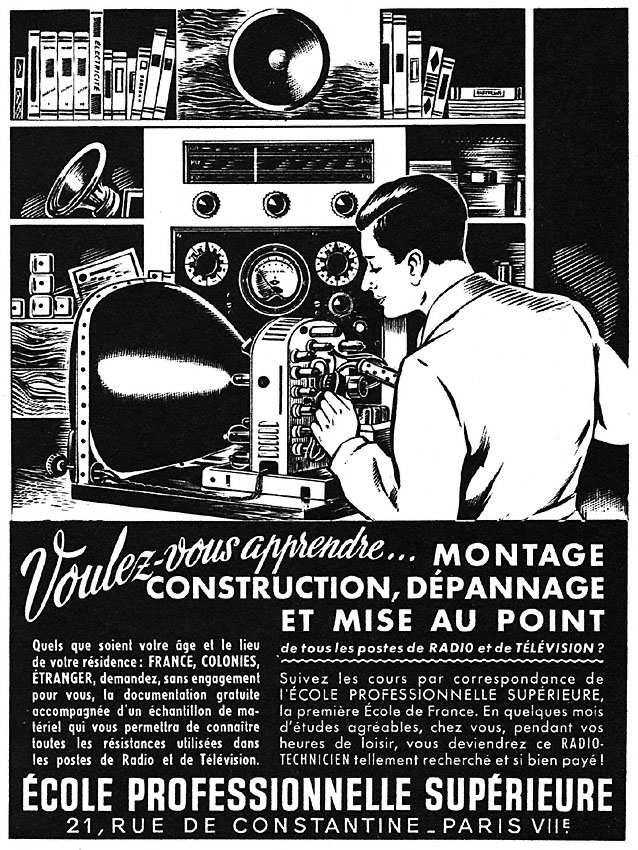 Publicité Zzdivers_ENS5 1954