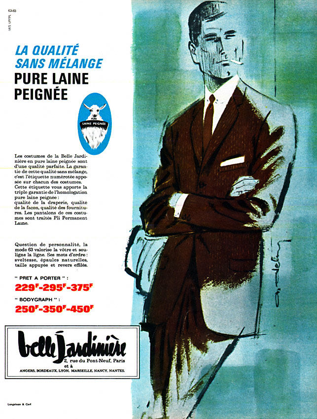 Publicité Belle Jardinire 1963