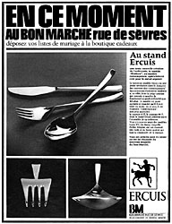 Publicit Bon March 1972