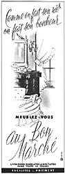 Publicit Bon March 1949