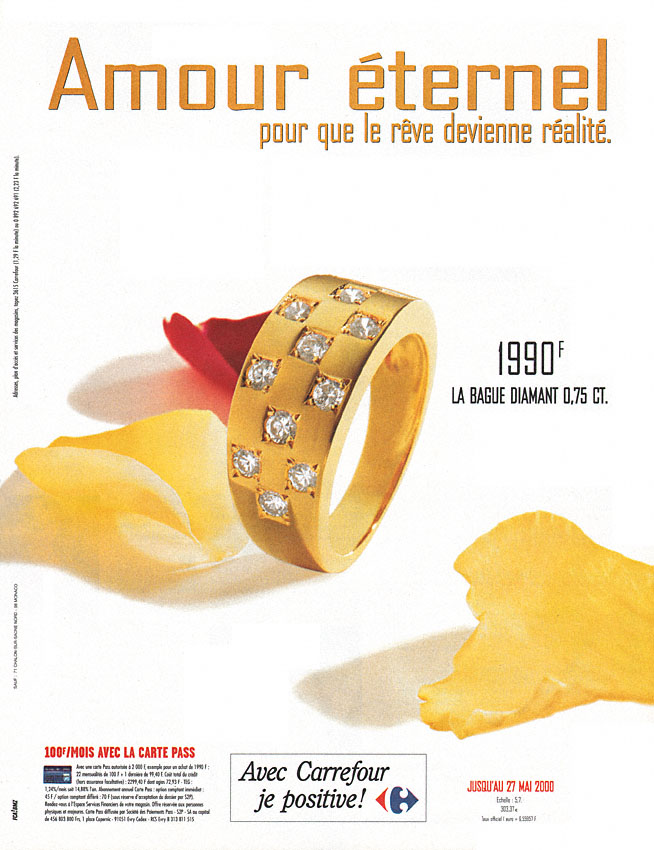 Publicité Carrefour 2000