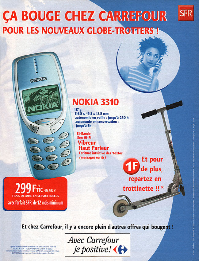 Publicité Carrefour 2000