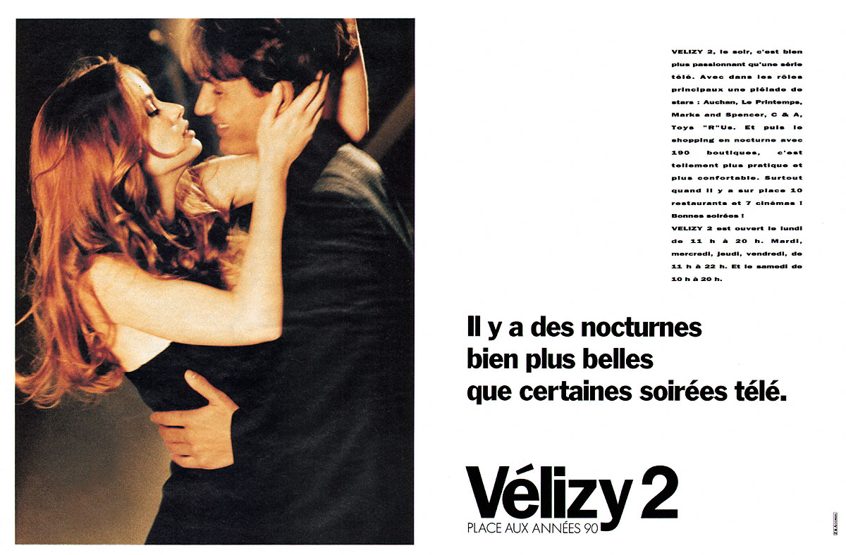 Publicité Centres Commerciaux 1991