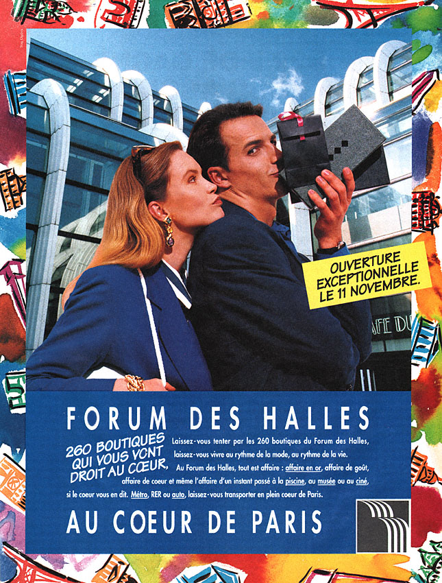 Publicité Centres Commerciaux 1992