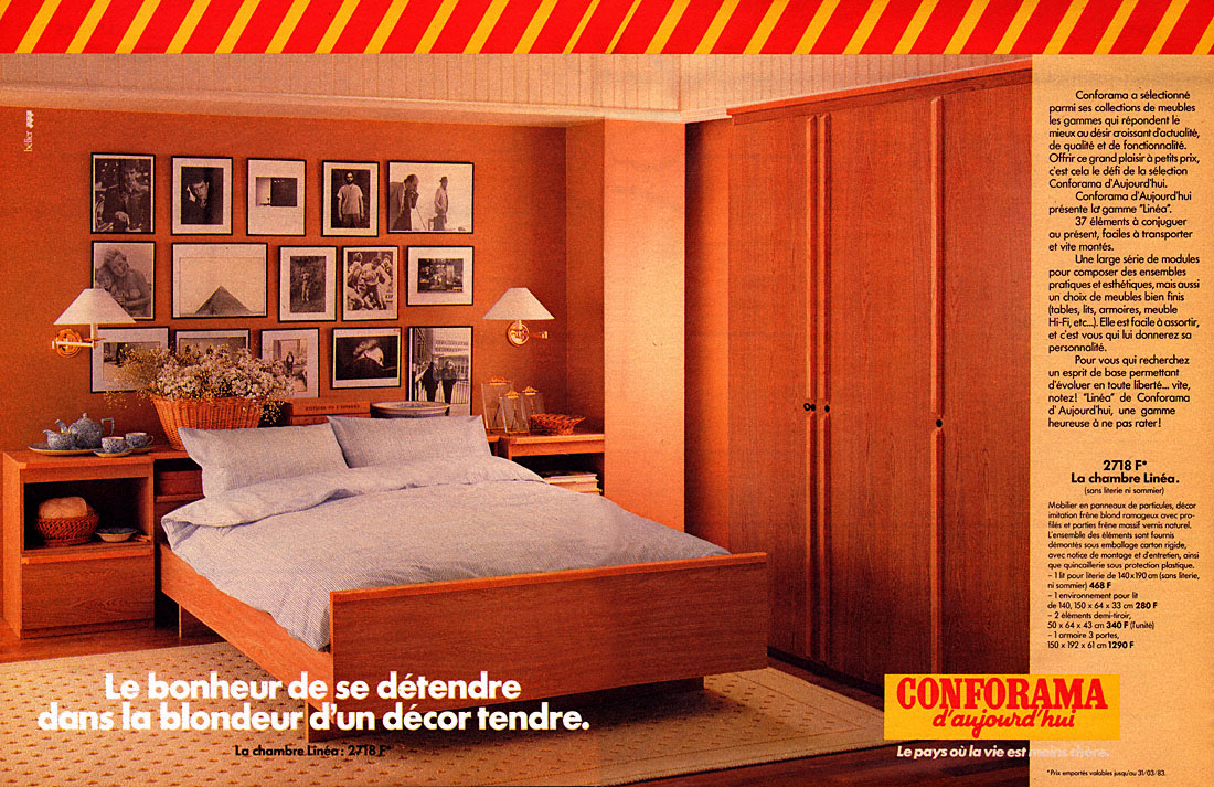 Publicité Conforama 1983