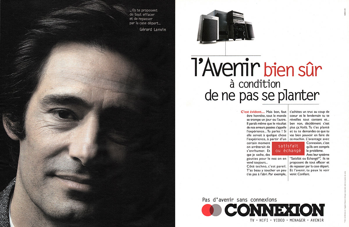 Publicité Connexion 1995