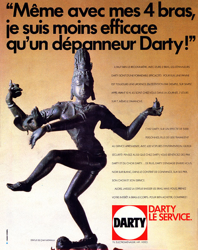 Publicité Darty 1984