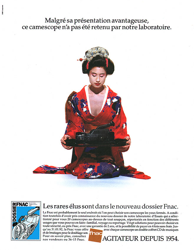 Publicité Fnac 1991