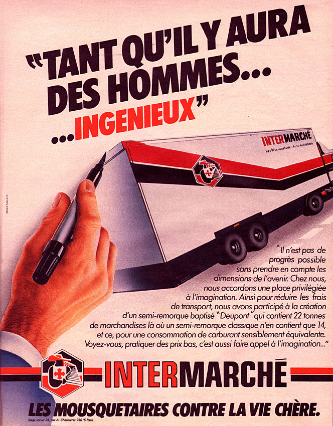Publicité Intermarche 1982