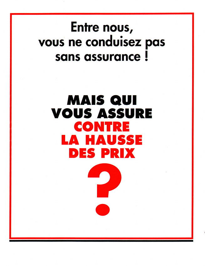 Publicité Intermarche 1992