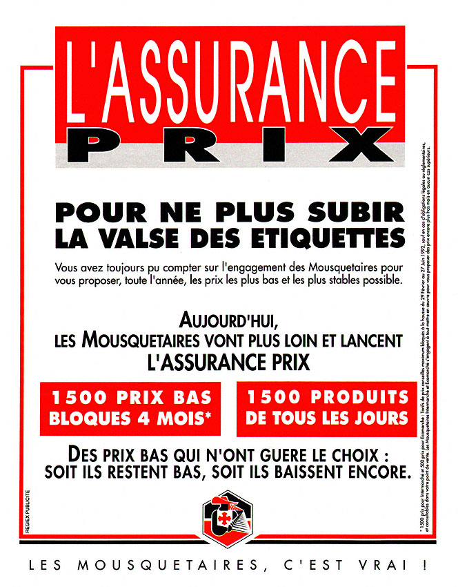 Publicité Intermarche 1992